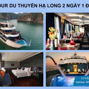 Tour du thuyền Hạ Long 2 ngày 1 đêm